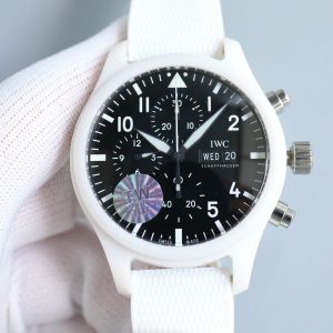 IWC Pilot's Chronograph Super Clone Watch | Luxury Ceramic Replica 1027284743 - front view