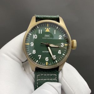 IWC Big Pilot 43mm Super Clone Watch with Premium Calfskin Strap 1127498239 - front view