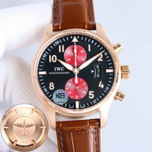 IWC Spitfire Pilot's Premium Chronograph Replica - Super Clone Watch 1040193630 - front view