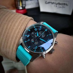 IWC Spitfire Top Gun Super Clone Watch with Premium Quartz Movement 1104330670 - side view
