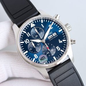 IWC Pilot's 43mm Blue Dial Super Clone Watch with Cash on Delivery 1116249417 - side view