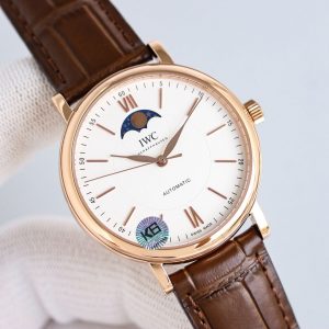 IWC Portofino Moon Phase Super Clone Watch | Premium 1:1 Replica 1102500105 - side view